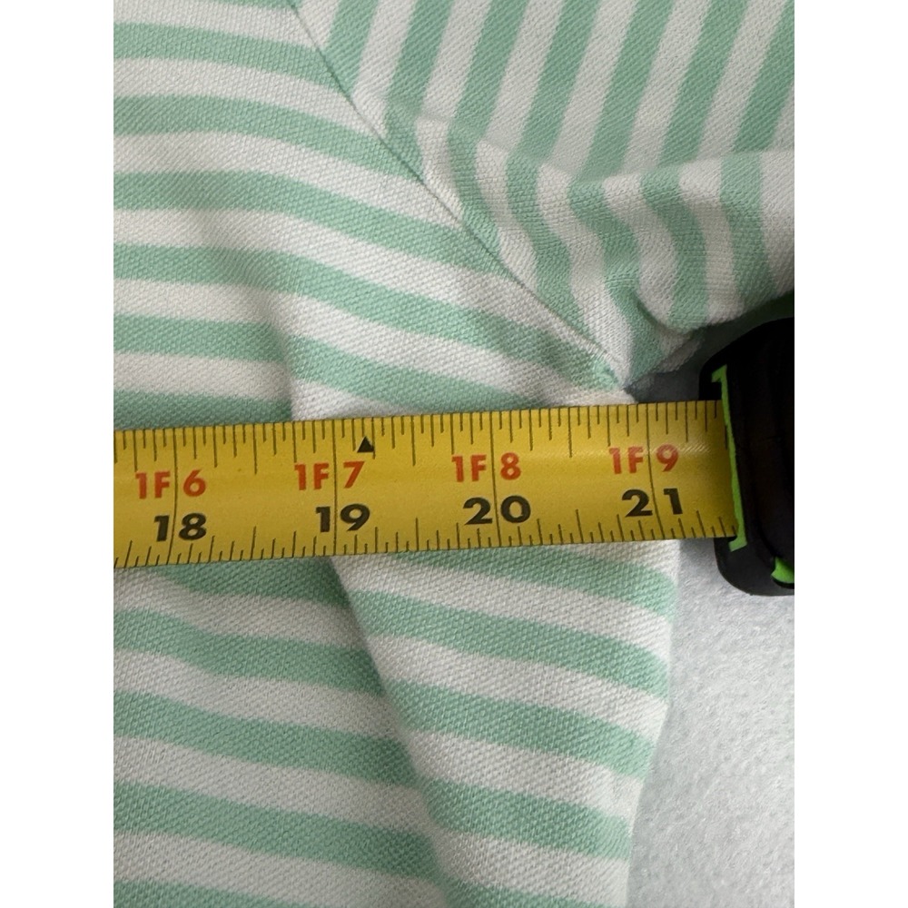 Polo Ralph Lauren Men's Light Green White Stripe Cotton Mesh Polo Size XXL - Picture 7 of 7